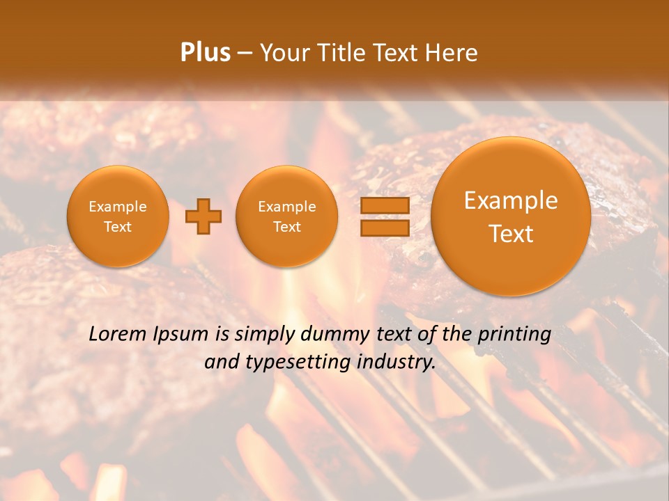 Family Peaceful Senior PowerPoint Template