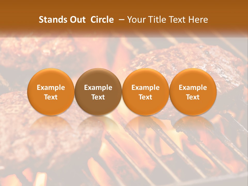 Family Peaceful Senior PowerPoint Template