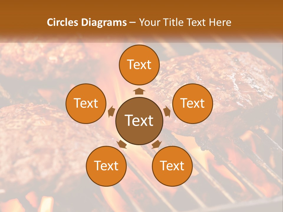 Family Peaceful Senior PowerPoint Template