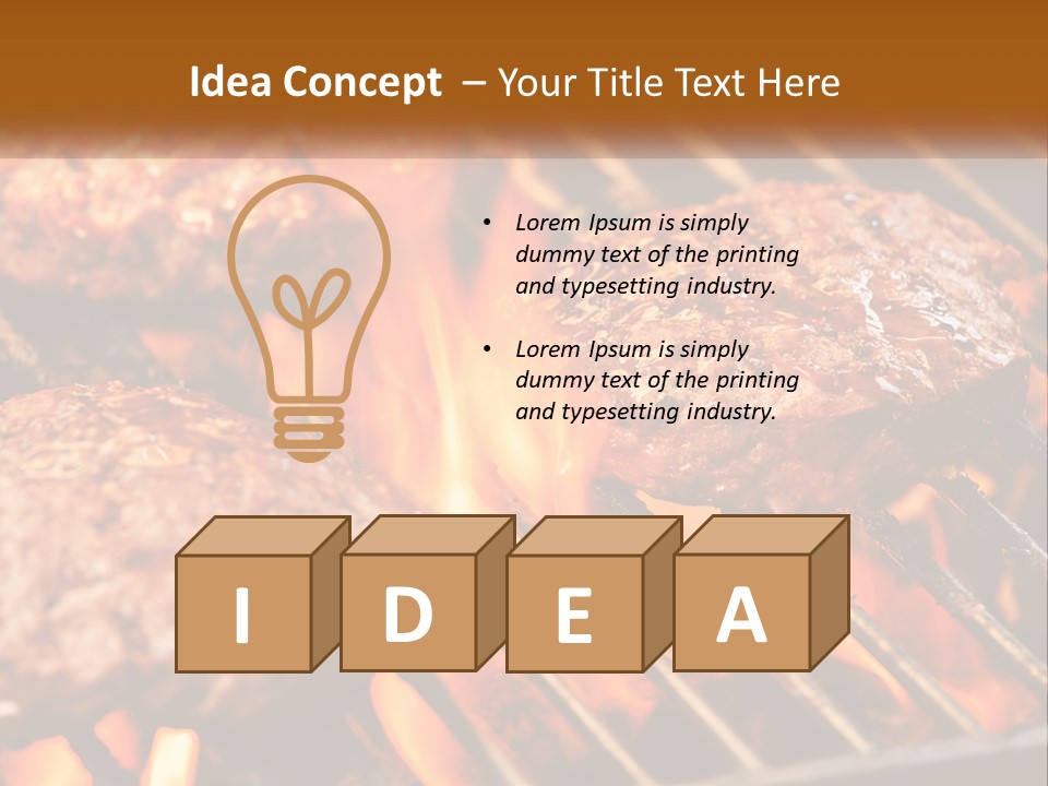 Family Peaceful Senior PowerPoint Template