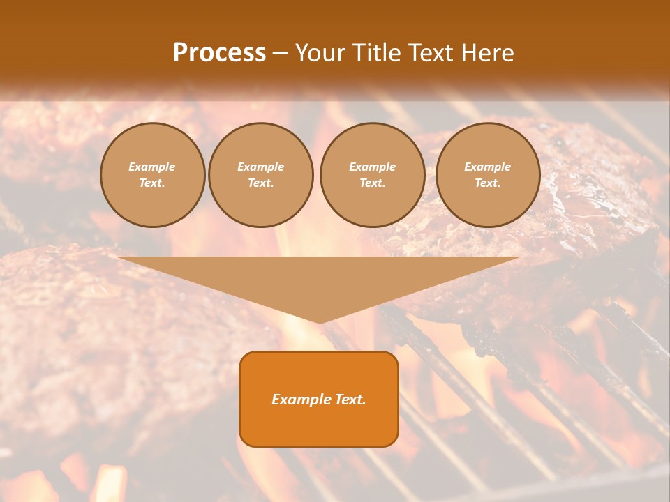 Family Peaceful Senior PowerPoint Template