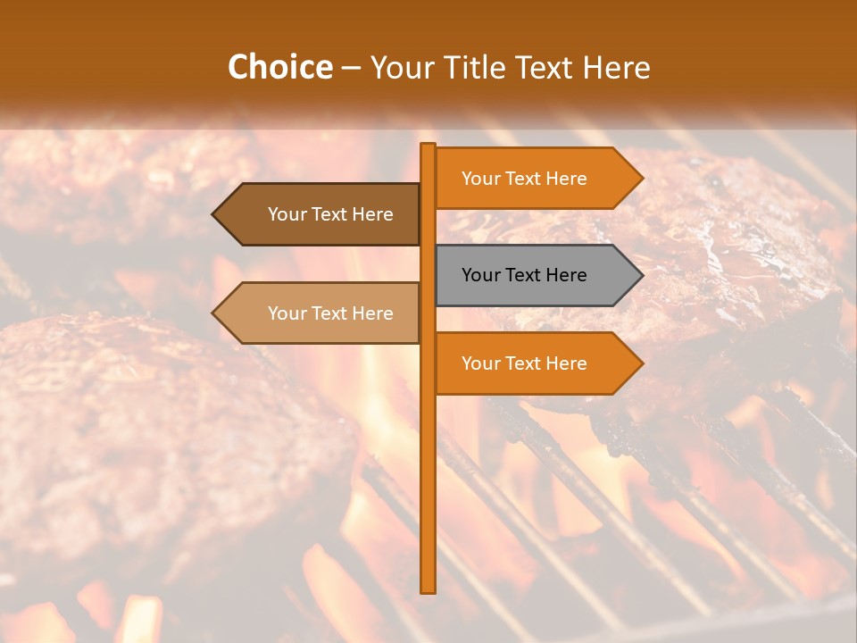 Family Peaceful Senior PowerPoint Template