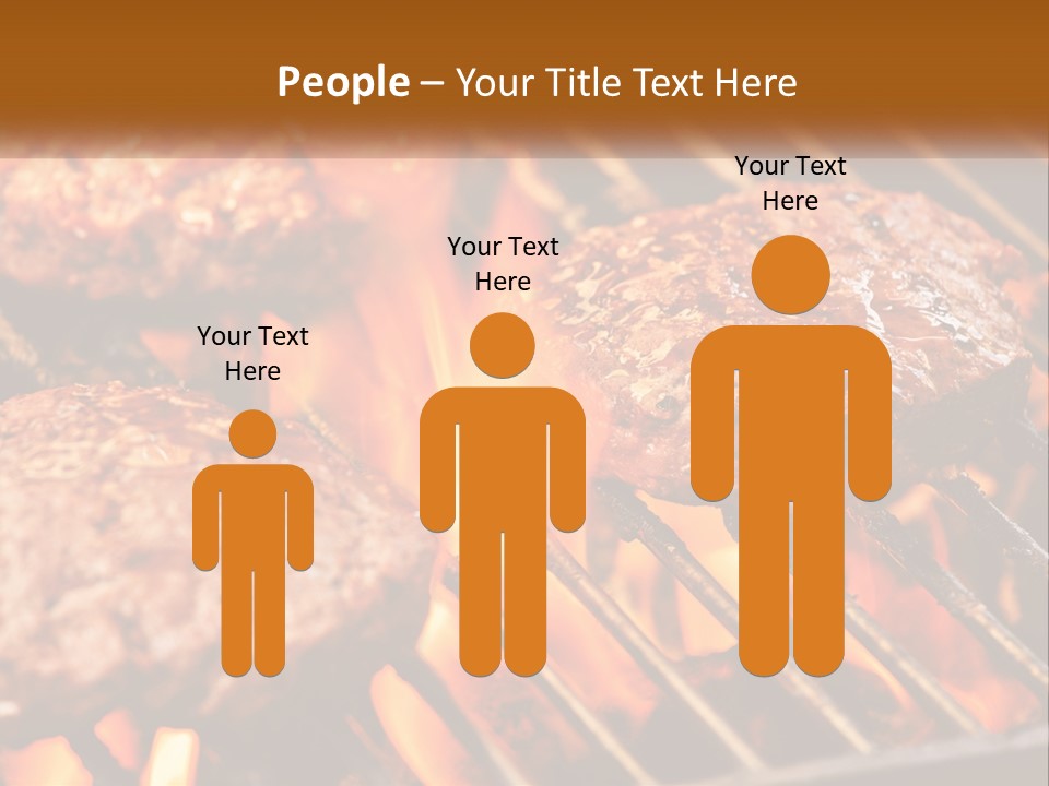 Family Peaceful Senior PowerPoint Template