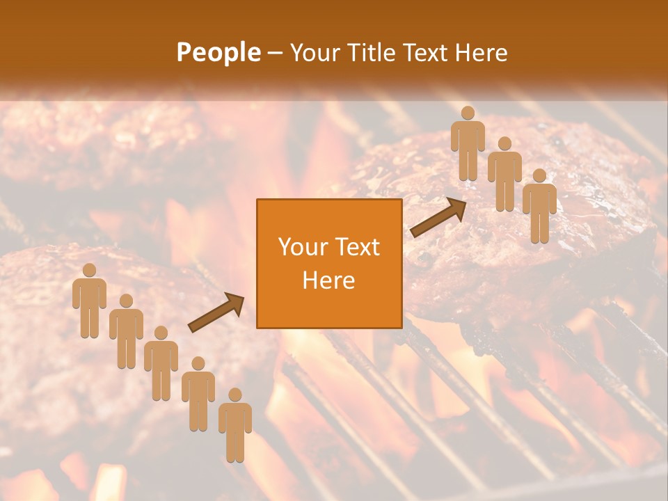 Family Peaceful Senior PowerPoint Template
