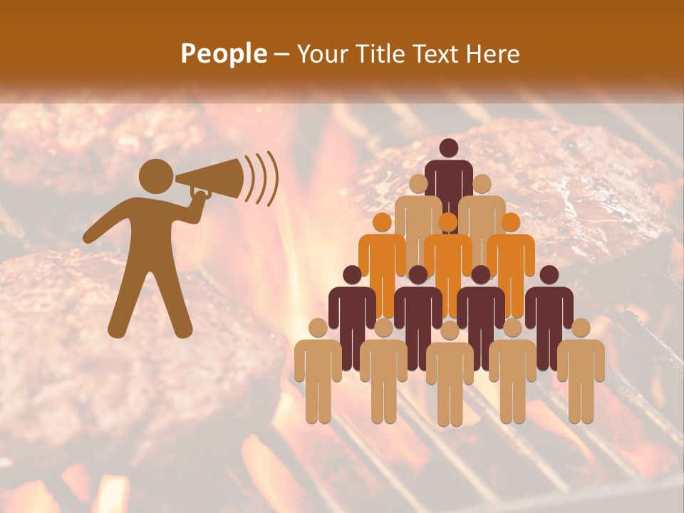 Family Peaceful Senior PowerPoint Template