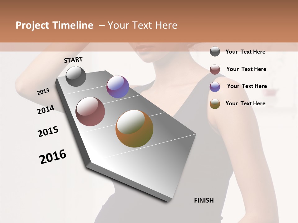 Standing Wave Single PowerPoint Template