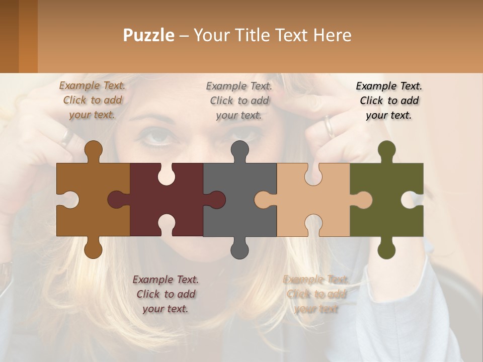 Caucasian Wellness Retirement PowerPoint Template