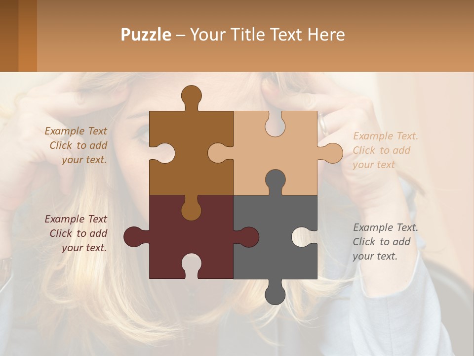 Caucasian Wellness Retirement PowerPoint Template