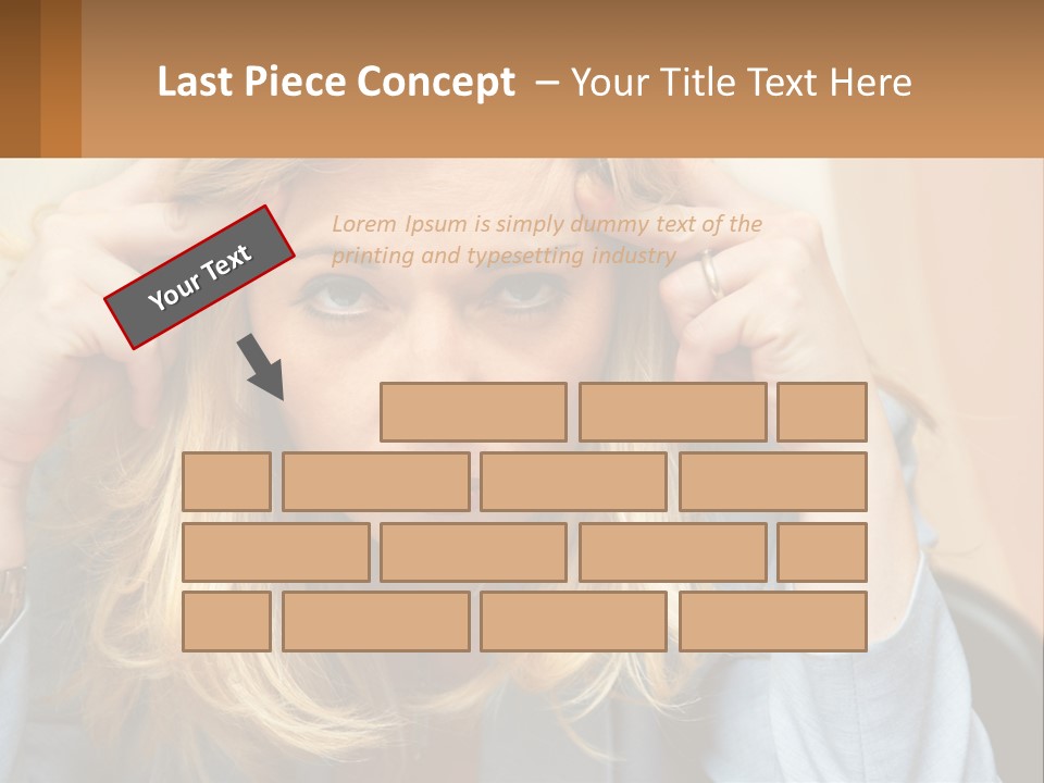 Caucasian Wellness Retirement PowerPoint Template