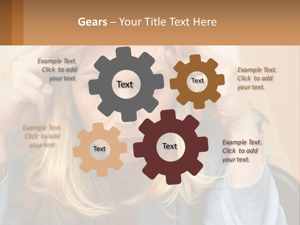 Caucasian Wellness Retirement PowerPoint Template