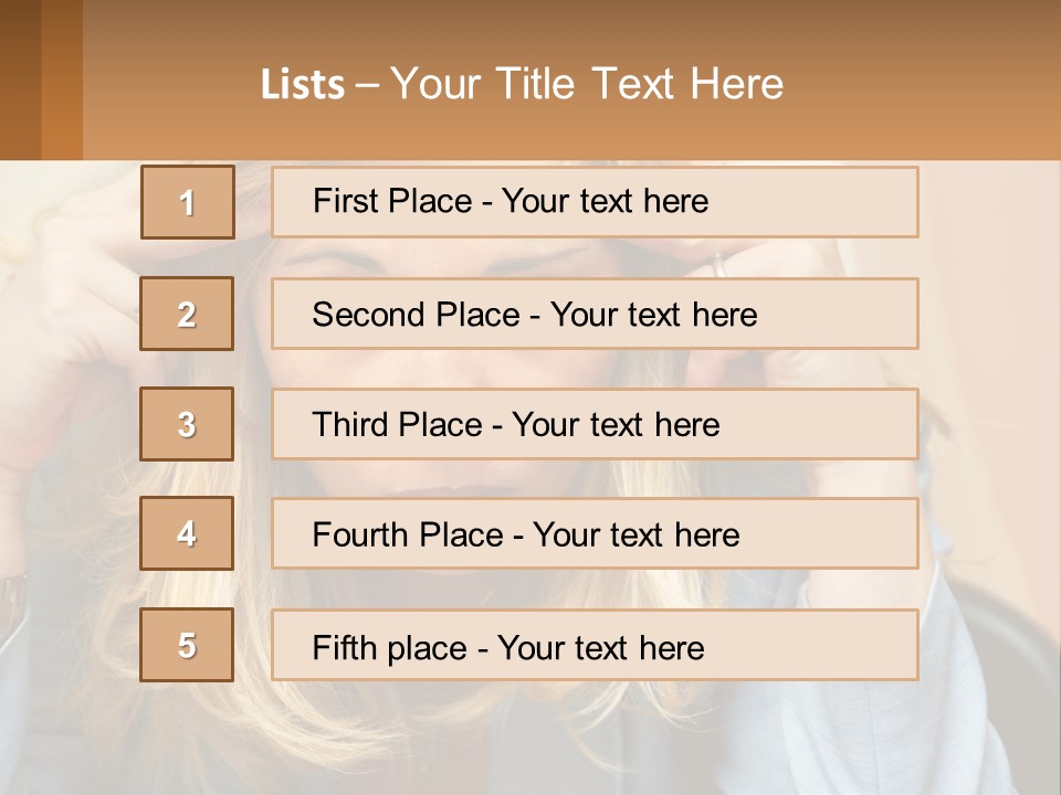 Caucasian Wellness Retirement PowerPoint Template