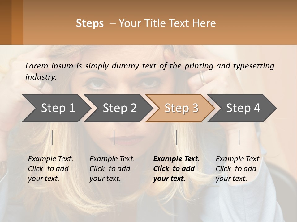 Caucasian Wellness Retirement PowerPoint Template
