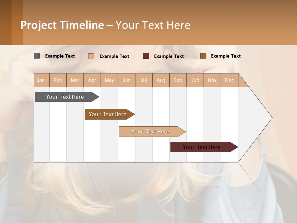 Caucasian Wellness Retirement PowerPoint Template