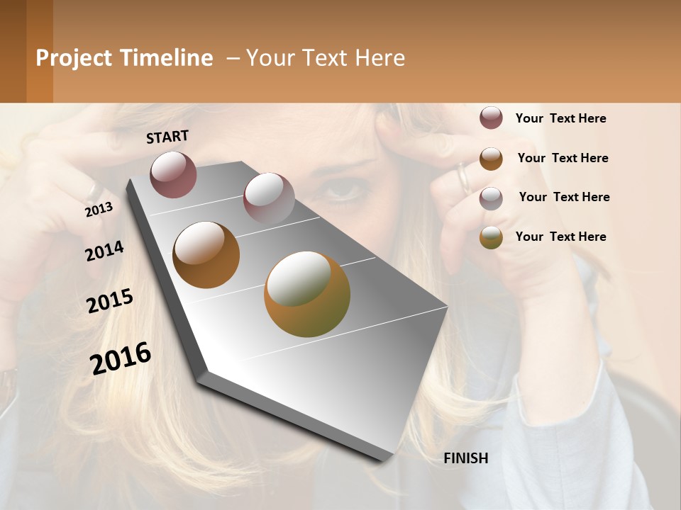 Caucasian Wellness Retirement PowerPoint Template