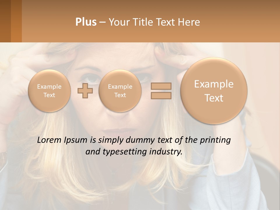 Caucasian Wellness Retirement PowerPoint Template