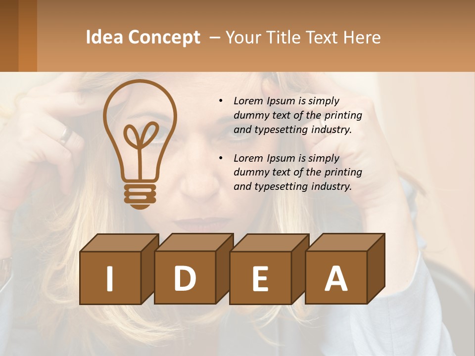 Caucasian Wellness Retirement PowerPoint Template