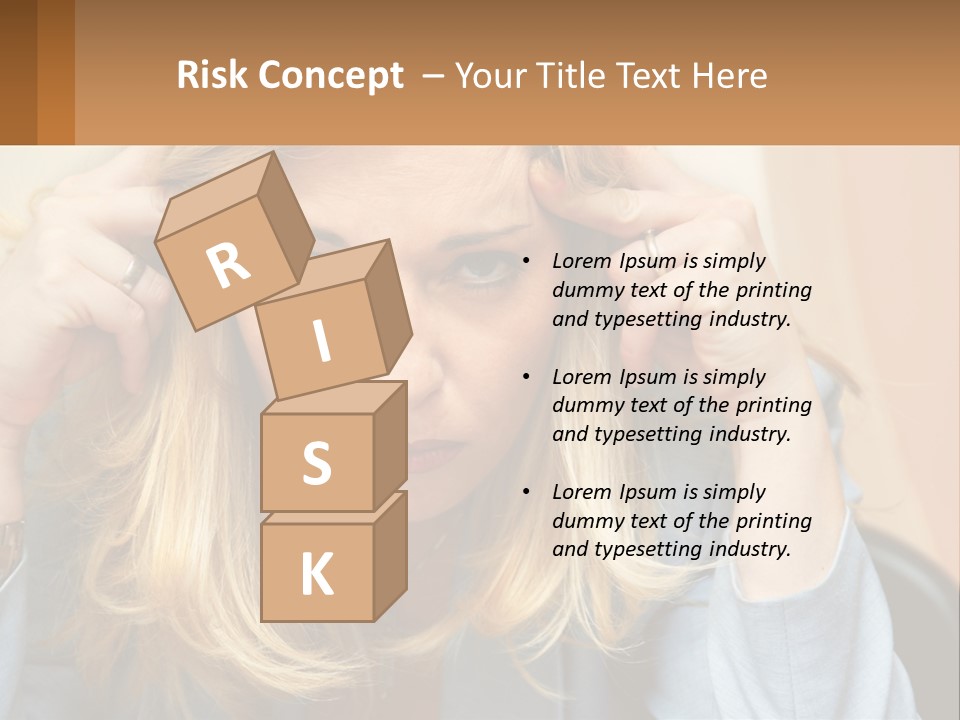 Caucasian Wellness Retirement PowerPoint Template