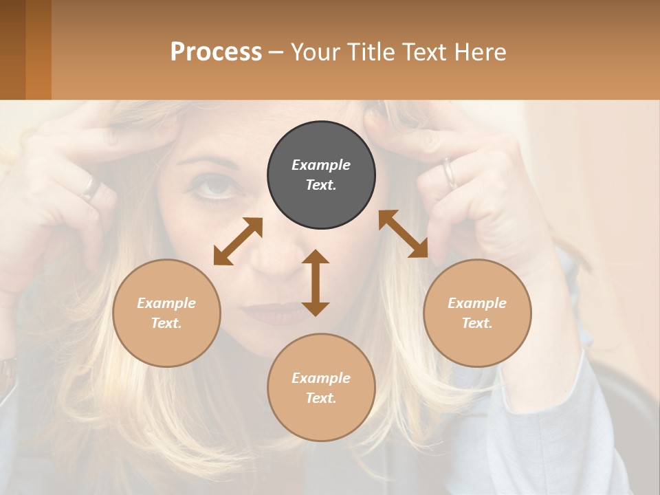 Caucasian Wellness Retirement PowerPoint Template