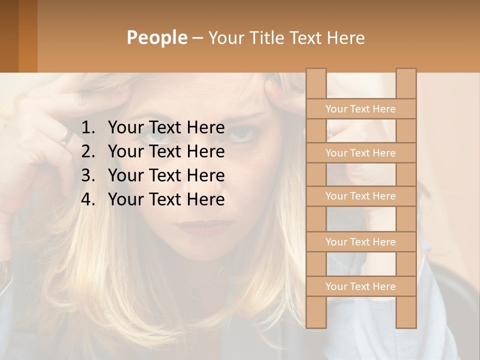 Caucasian Wellness Retirement PowerPoint Template