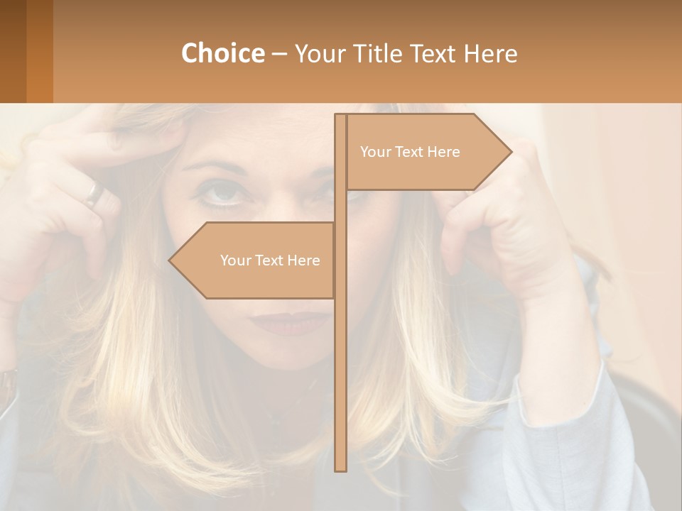 Caucasian Wellness Retirement PowerPoint Template