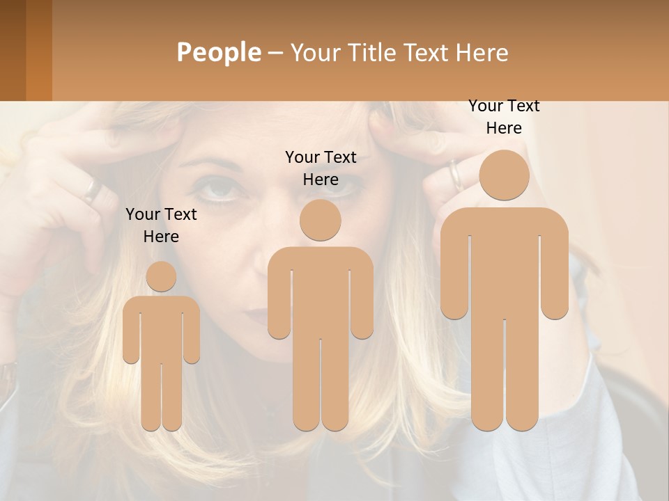 Caucasian Wellness Retirement PowerPoint Template