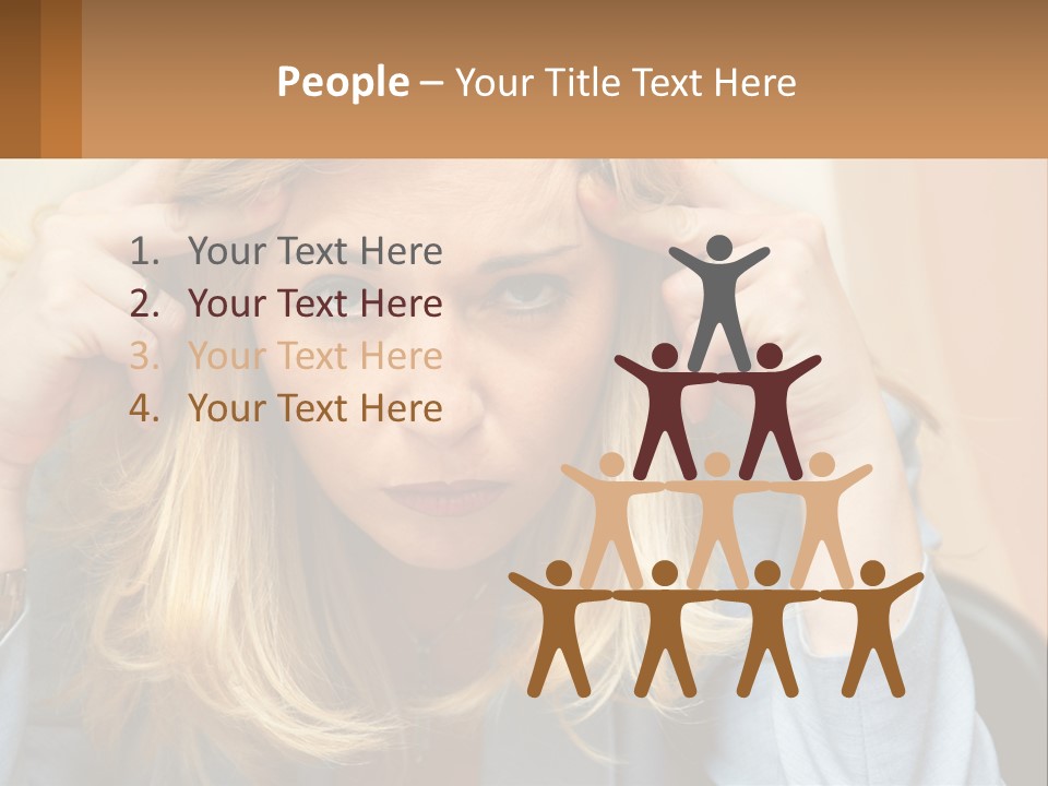 Caucasian Wellness Retirement PowerPoint Template