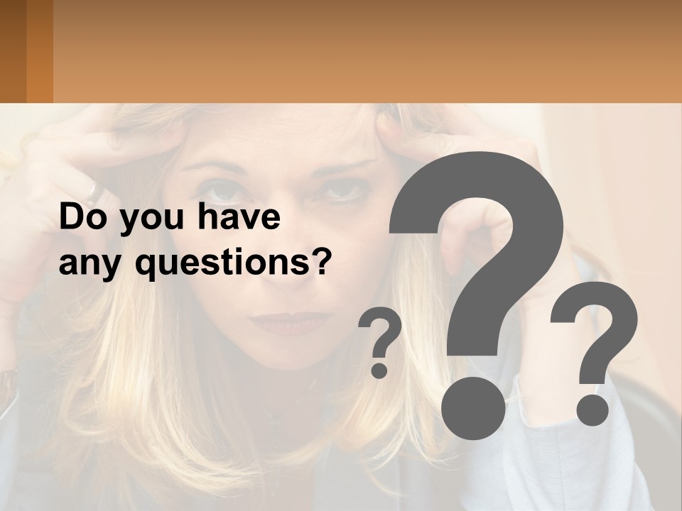 Caucasian Wellness Retirement PowerPoint Template