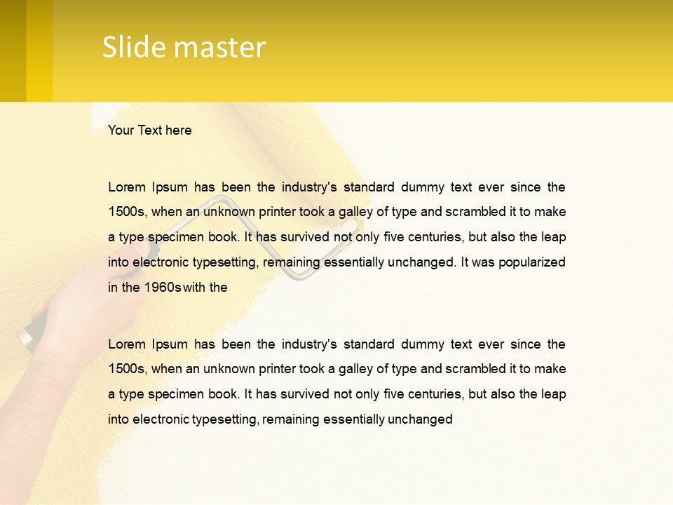 Portrait Ocean White PowerPoint Template