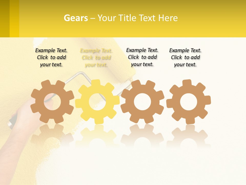 Portrait Ocean White PowerPoint Template