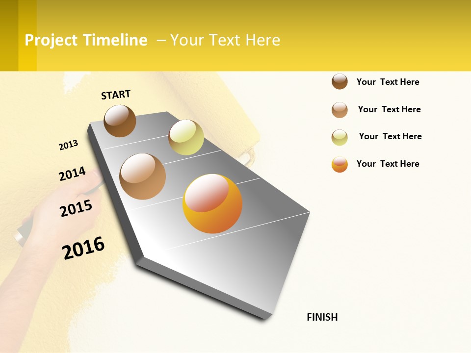 Portrait Ocean White PowerPoint Template