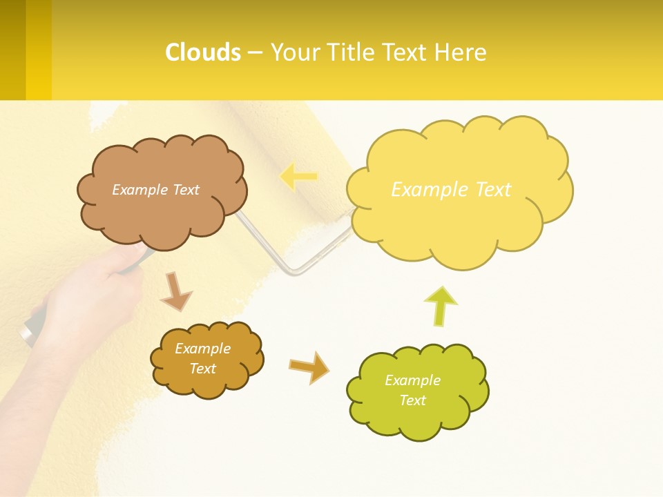Portrait Ocean White PowerPoint Template
