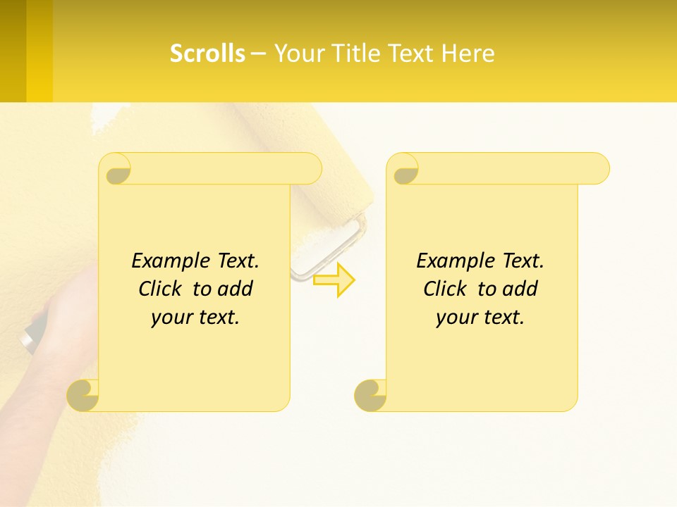 Portrait Ocean White PowerPoint Template