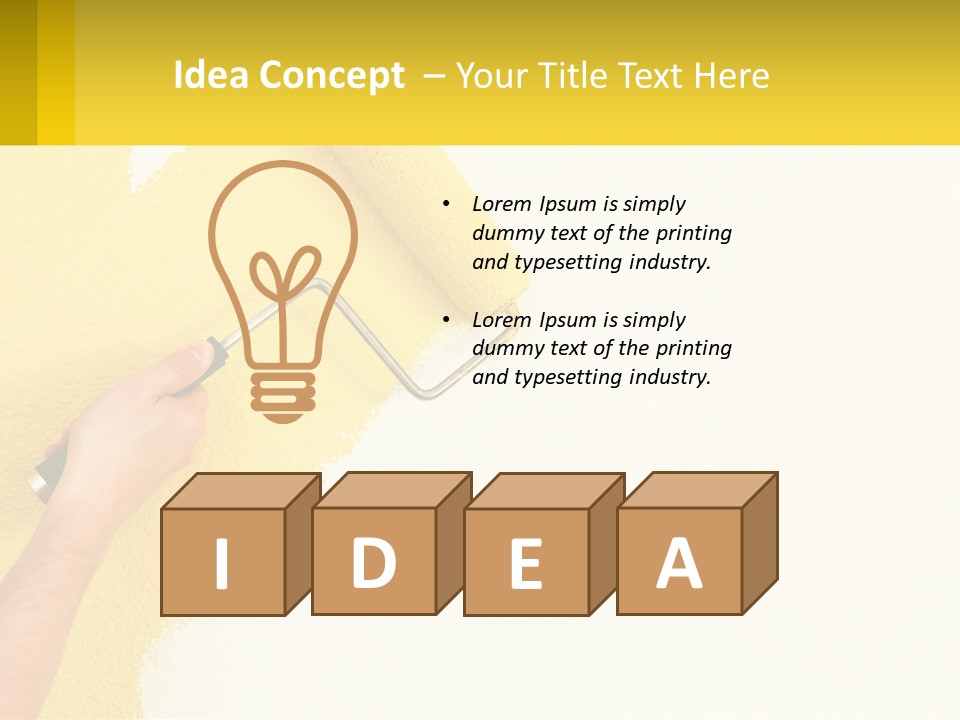 Portrait Ocean White PowerPoint Template