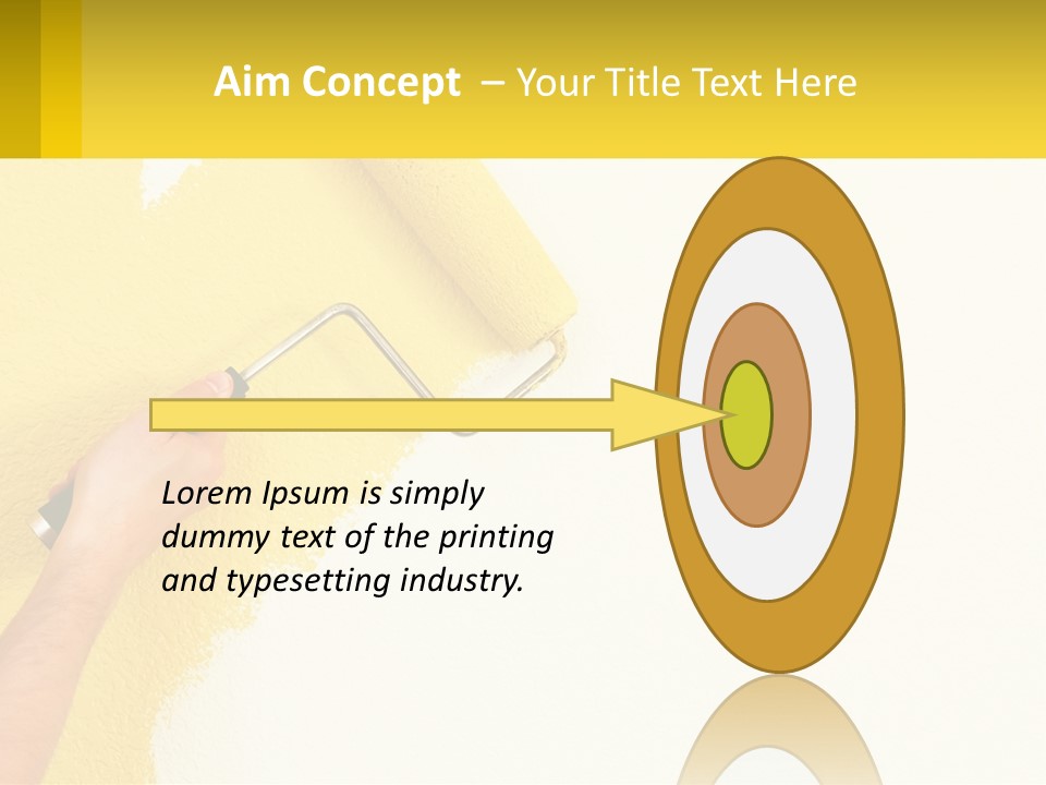 Portrait Ocean White PowerPoint Template