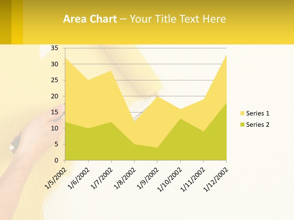 Portrait Ocean White PowerPoint Template
