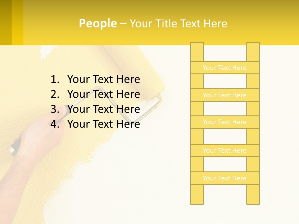 Portrait Ocean White PowerPoint Template