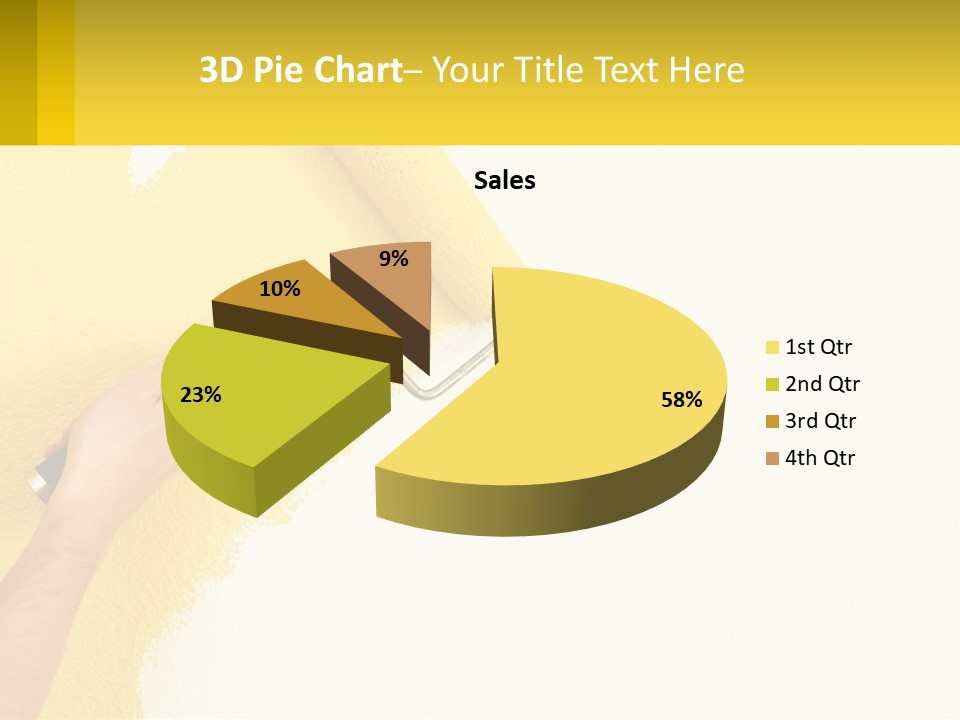 Portrait Ocean White PowerPoint Template
