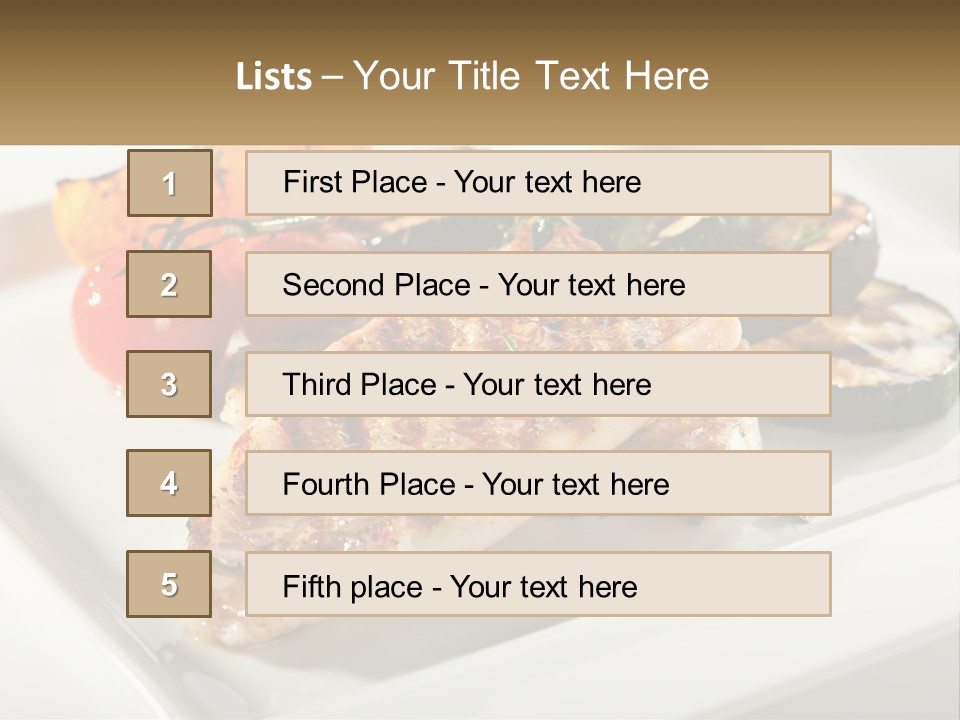 Portrait Senior Sea PowerPoint Template
