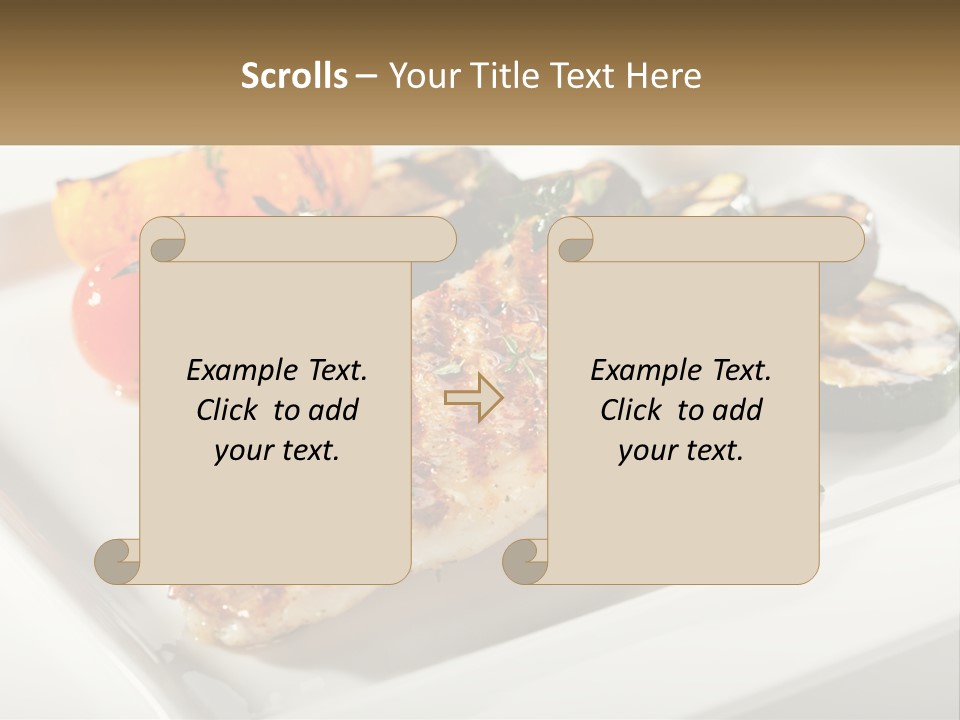Portrait Senior Sea PowerPoint Template
