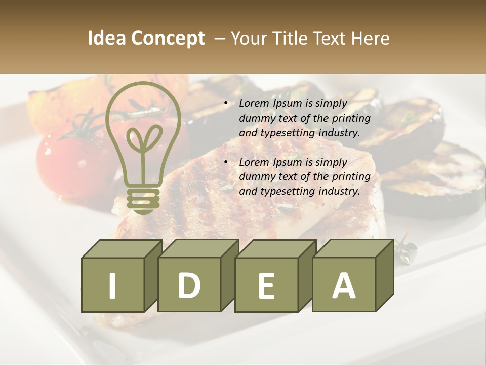 Portrait Senior Sea PowerPoint Template