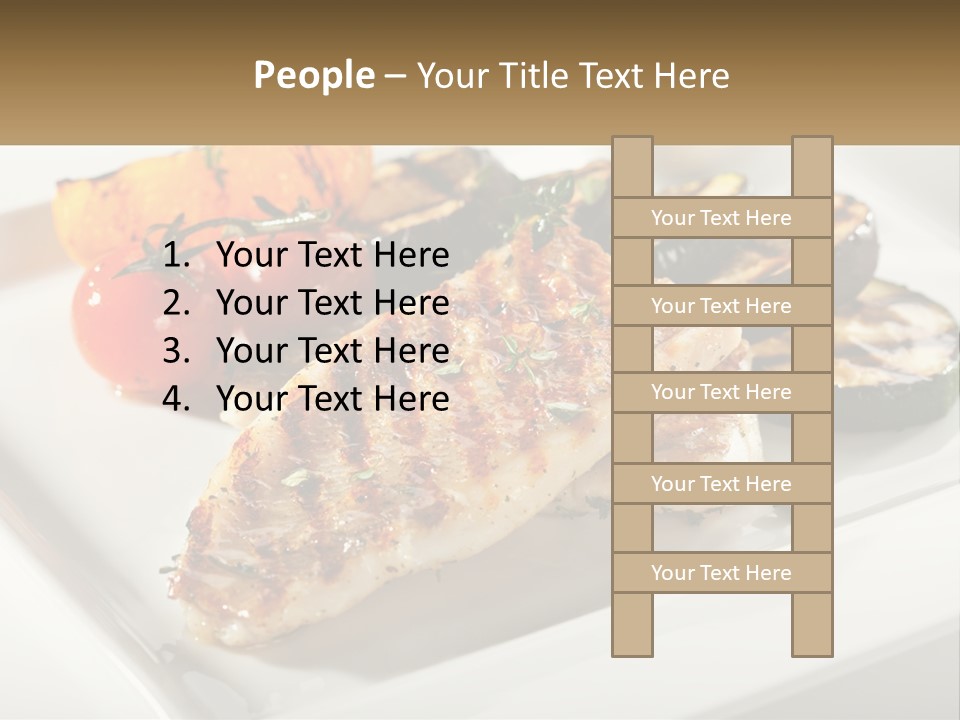 Portrait Senior Sea PowerPoint Template