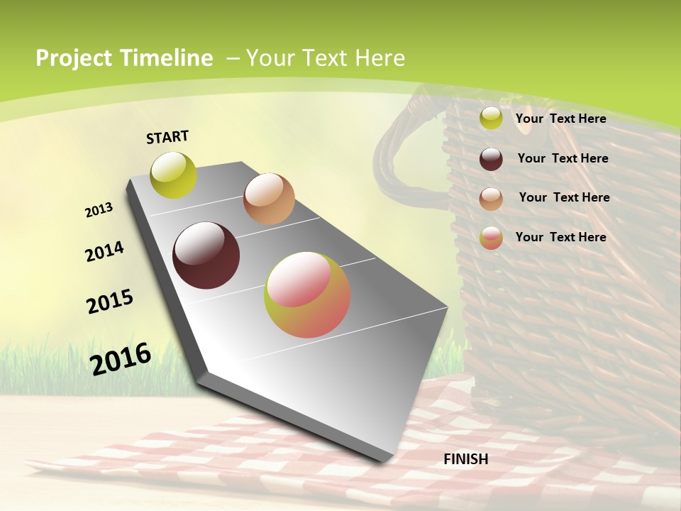 Wave Beach Sunrise PowerPoint Template