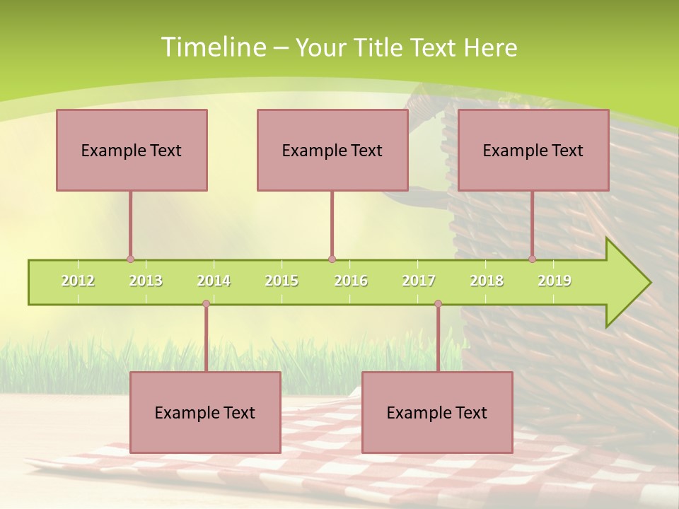 Wave Beach Sunrise PowerPoint Template