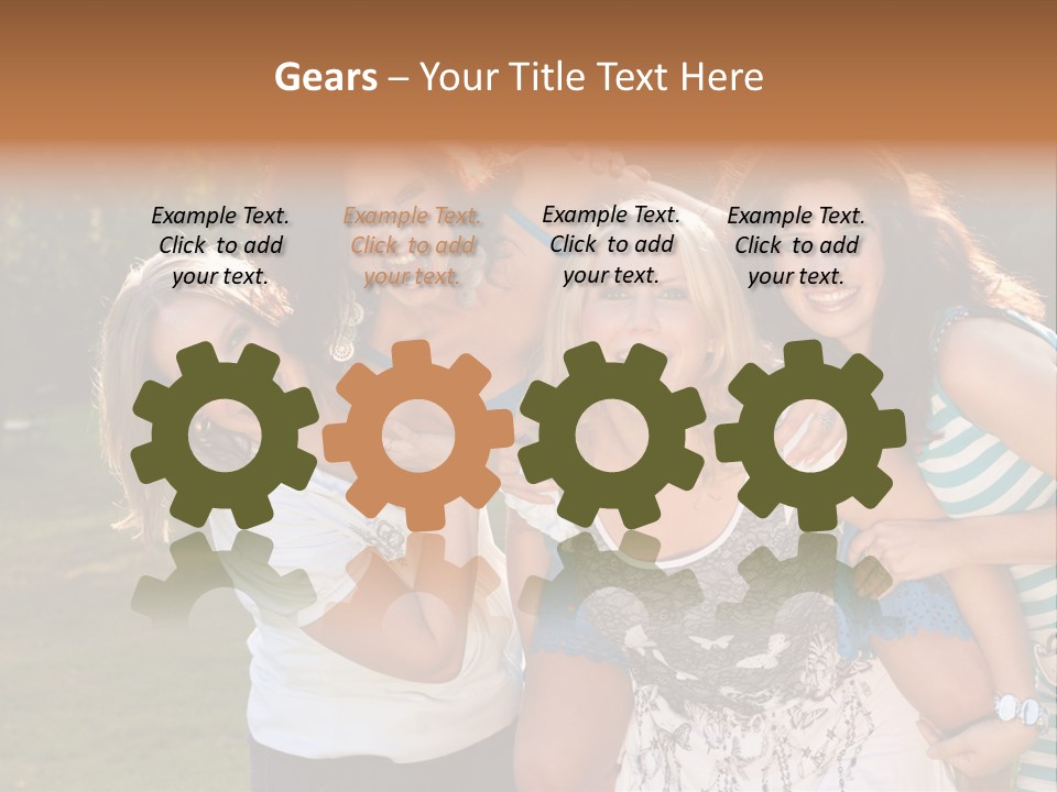 Sea Calm Portrait PowerPoint Template