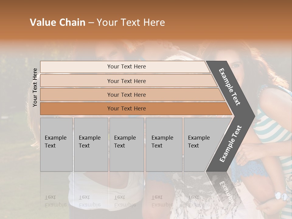 Sea Calm Portrait PowerPoint Template