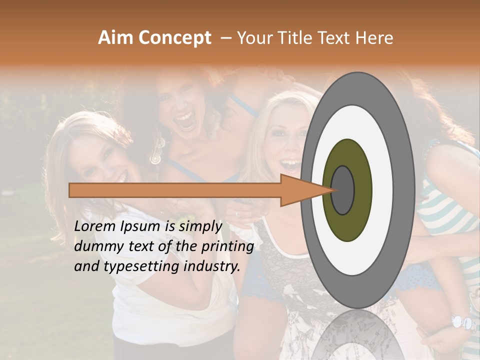 Sea Calm Portrait PowerPoint Template