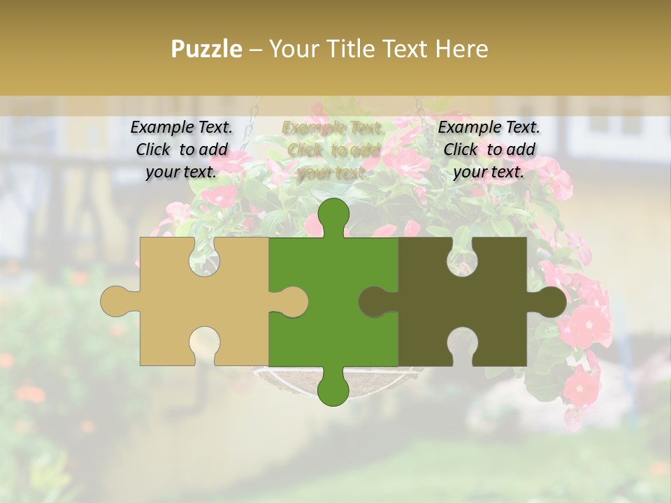 Standing Coastal Caucasian PowerPoint Template