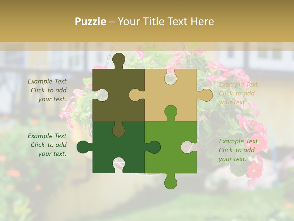 Standing Coastal Caucasian PowerPoint Template