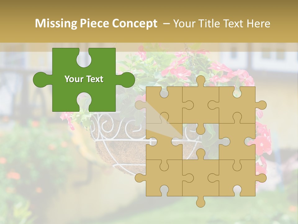 Standing Coastal Caucasian PowerPoint Template