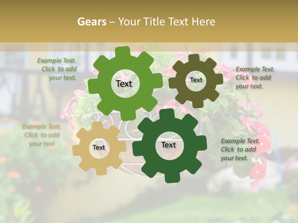 Standing Coastal Caucasian PowerPoint Template